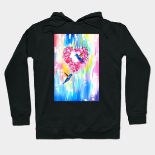 Multicolor Hummingbirds Hoodie